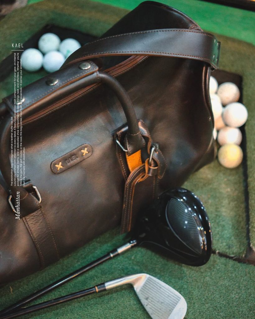 Duffle Bag Manhattan Tas Multifungsi dengan Desain Elegan - Kael Leather Goods