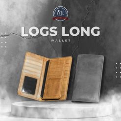 Dompet Panjang Kulit Sapi Kael Logs Long Wallet