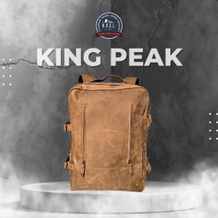 Kael Leather - Leather Backpack - Kingpeak Series