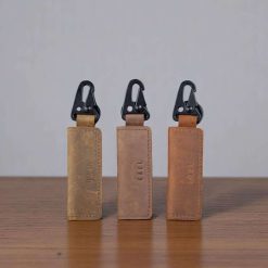 Alternative view of Kael Leather Goods Leather Keychain Gorilla Mini Series