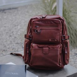 Alternative view of Kael Leather Goods Leather Backpack Balveer Series