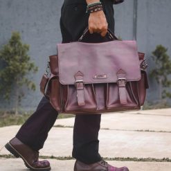 Alternative view of Kael Leather Goods Leather Messenger Bag Kavi Series