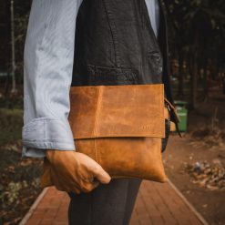 Alternative view of Kael Leather Goods Leather Sling Bag Juno Series