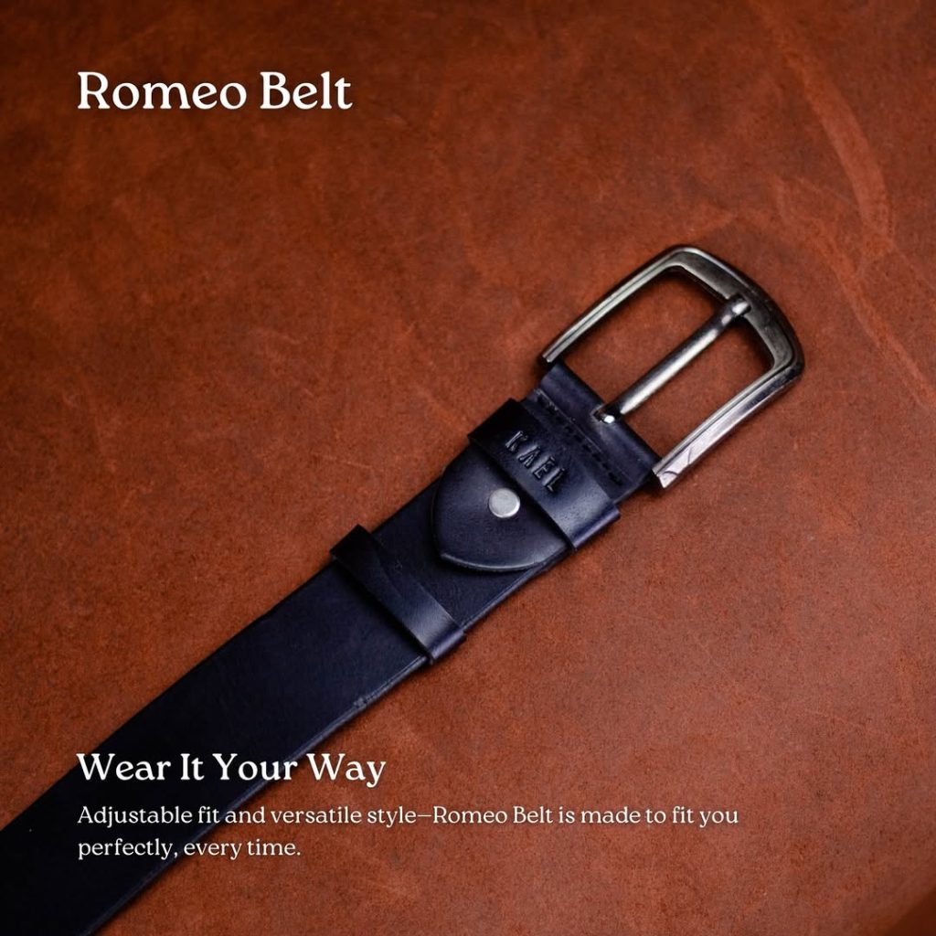 Gesper Ikat Pinggang Romeo Belt dari Kael Leather Goods 