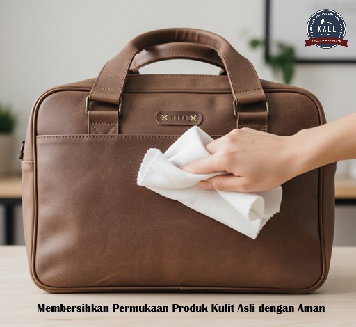 Membersihkan Permukaan Produk Kulit Asli dengan Aman