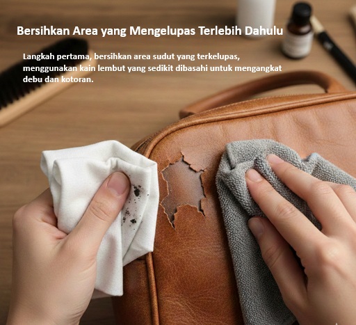Bersihkan Area yang Mengelupas Terlebih Dahulu