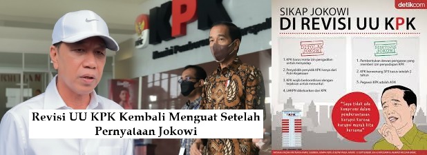 Revisi UU KPK Kembali Menguat Setelah Pernyataan Jokowi