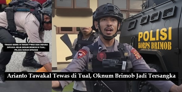 Arianto Tawakal Tewas di Tual, Oknum Brimob Jadi Tersangka