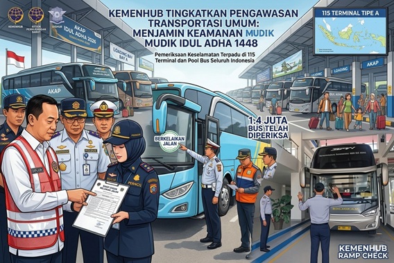 Kemenhub Tingkatkan Pengawasan Transportasi Umum