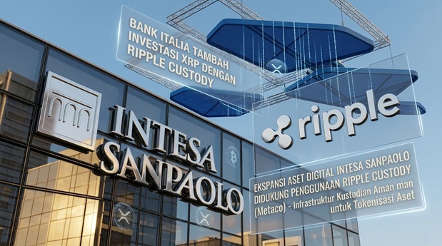 Bank Italia Tambah Investasi XRP dengan Ripple Custody