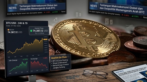 Mata Uang Kripto Akhir Mei 2026: Bitcoin Bertahan di Atas US$73.000
