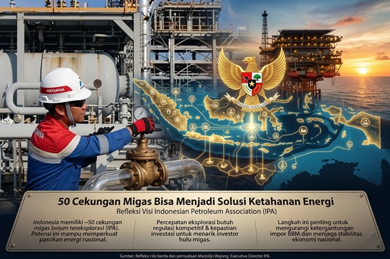 50 Cekungan Migas Bisa Menjadi Solusi Ketahanan Energi