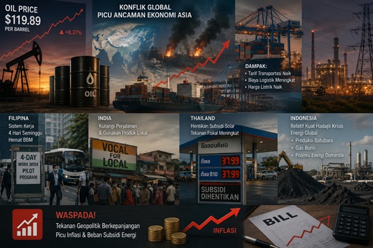 Konflik Global Picu Ancaman Ekonomi Asia