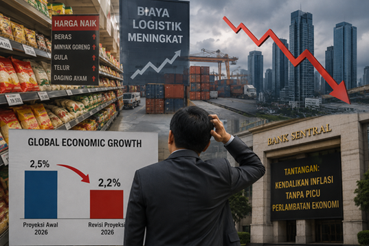 Inflasi Global 2026 Ancam Pertumbuhan Ekonomi Dunia