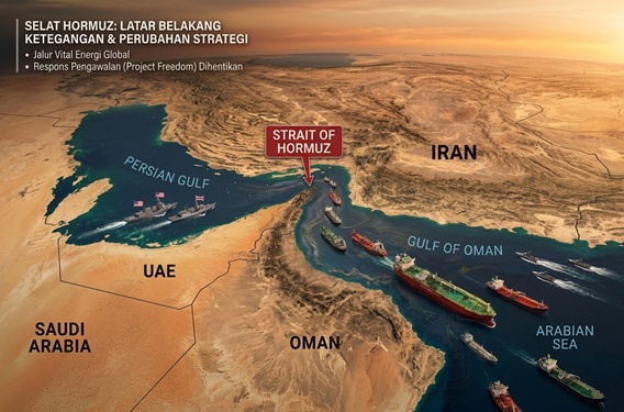 Latar Belakang Ketegangan di Selat Hormuz