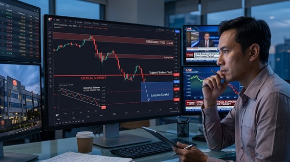 Analisis Teknikal: Support Kritis Mulai Diuji