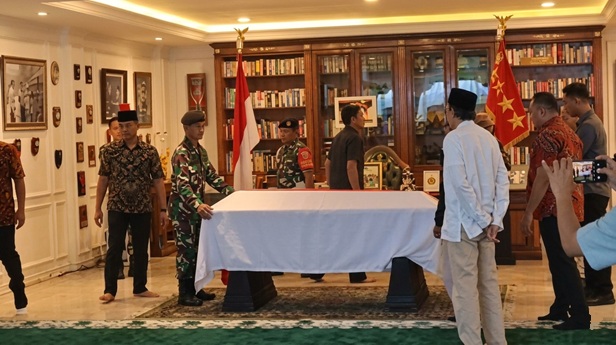 Jenazah Ryamizard Ryacudu Disemayamkan di Cikeas Bogor