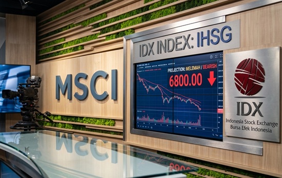 MSCI dan IHSG Diproyeksi Melemah ke 6.800