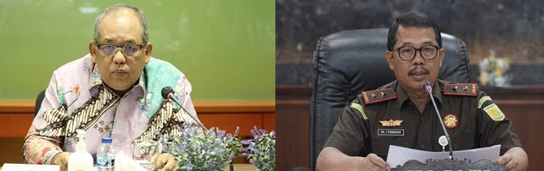 Hakim Agung Kamar Pidana Mahkamah Agung, Jupriyadi dan Sekretaris Jaksa Agung Muda Tindak Pidana Khusus, Didik Farkhan Alisyahdi