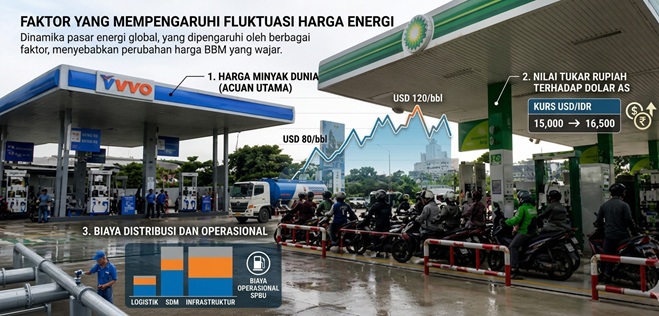 Faktor yang Mempengaruhi Fluktuasi Harga Energi