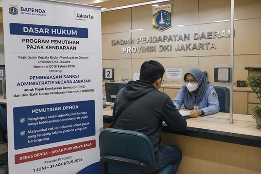 Dasar Hukum Program Pemutihan Pajak Kendaraan Jakarta