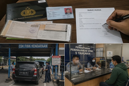 Syarat Perpanjang STNK Tahunan dan Lima Tahunan