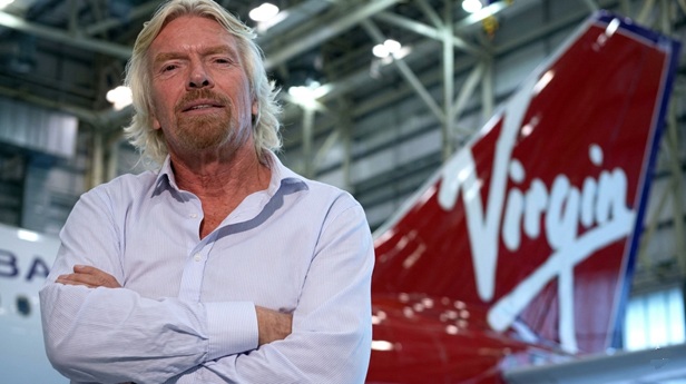 Richard Branson dikenal sebagai pengusaha yang aktif
