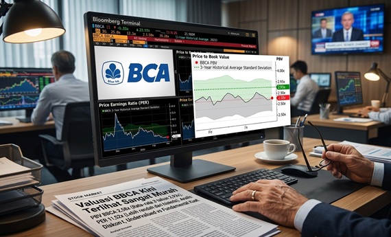 Valuasi BBCA Kini Terlihat Sangat Murah