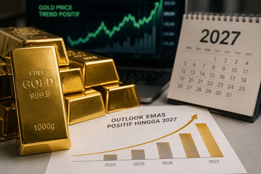 Outlook Emas Masih Positif Hingga 2027