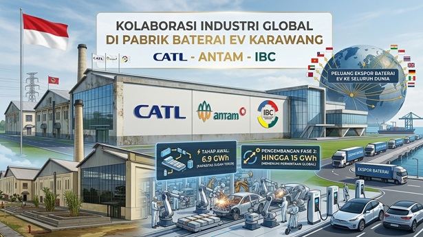 Kolaborasi Industri Global di Pabrik Baterai EV Karawang dan Kapasitas Produksi dan Rencana Pengembangan