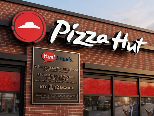 Alasan Pizza Hut Dijual oleh Yum! Brands