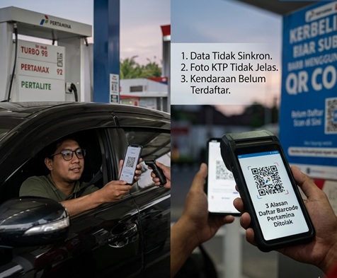 Penyebab Gagal Daftar Barcode Pertamina
