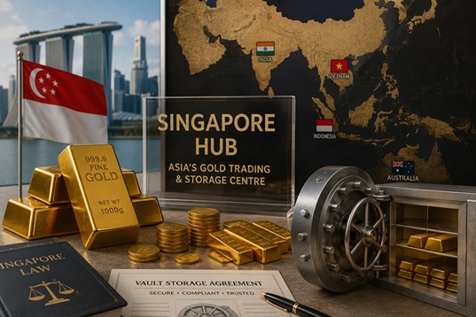 Singapura Semakin Dekat Menjadi Pusat Emas Regional