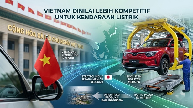 Vietnam Dinilai Lebih Kompetitif untuk Kendaraan Listrik