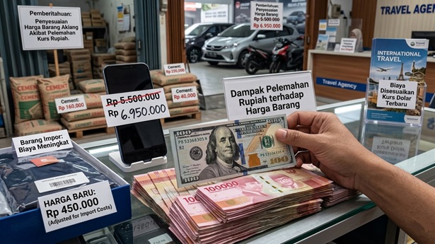 Dampak Pelemahan Rupiah terhadap Harga Barang
