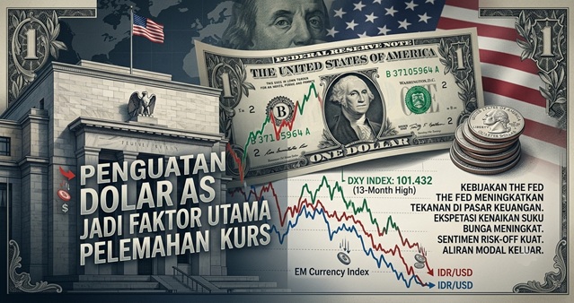 Kebijakan The Fed Meningkatkan Tekanan di Pasar Keuangan