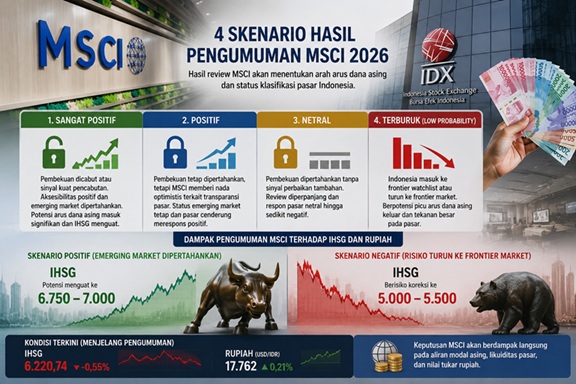 Dampak Pengumuman MSCI terhadap IHSG dan Rupiah