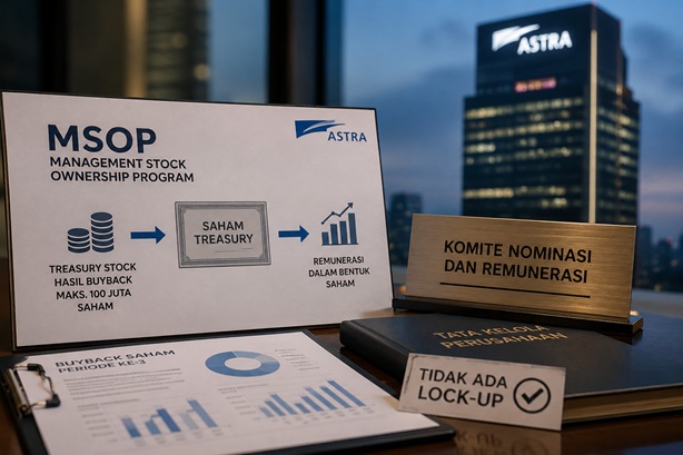 Saham ASII Alihkan Treasury Stock untuk Program MSOP