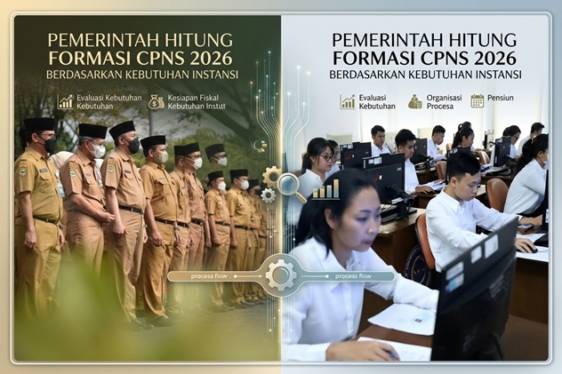 Pemerintah Hitung Formasi CPNS 2026 Berdasarkan Kebutuhan Instansi