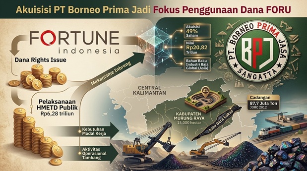 Akuisisi PT Borneo Prima Jadi Fokus Penggunaan Dana FORU