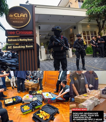 Polisi Geledah 12 Lokasi dan Temukan Dolar hingga Emas