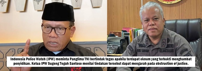 IPW Soroti Dugaan Intervensi Penyidikan