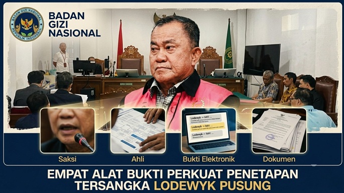Empat Alat Bukti Perkuat Penetapan Tersangka