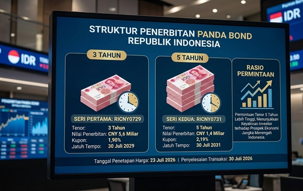 Struktur Penerbitan Panda Bond dengan Dua Tenor