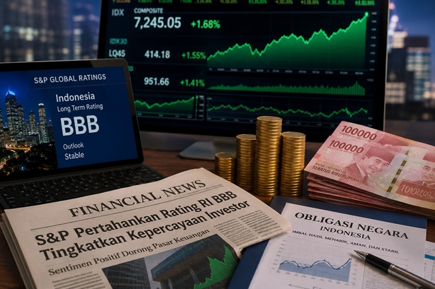S&P Pertahankan Rating RI BBB Patahkan Tuduhan Negatif