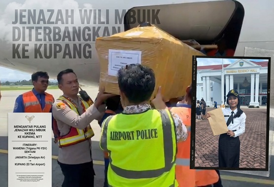 Jenazah Wili Mbuik Diterbangkan ke Kupang