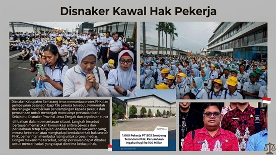 Disnaker Kawal Hak Pekerja