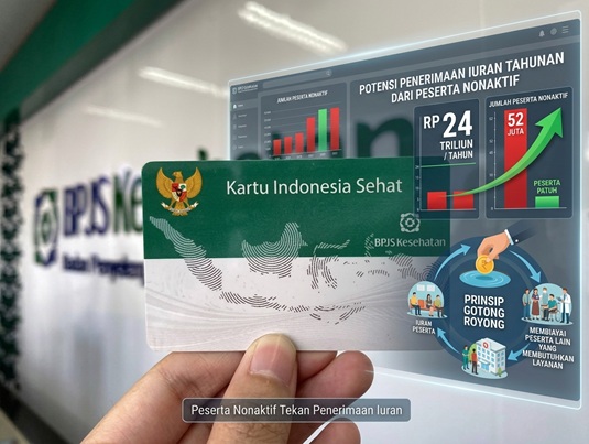 Peserta Nonaktif Tekan Penerimaan Iuran