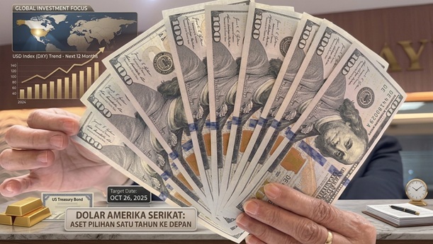 Dolar Amerika Serikat Jadi Aset Pilihan Setahun ke Depan