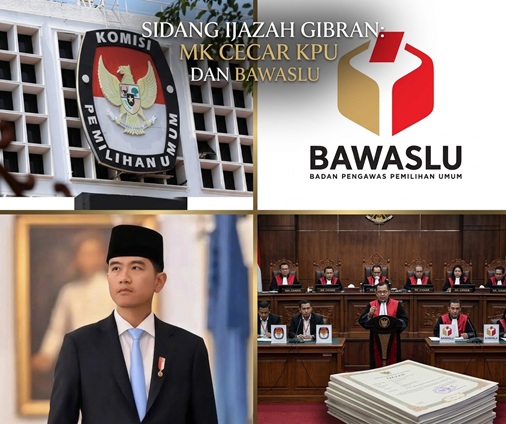 Sidang Ijazah Gibran: MK Cecar KPU dan Bawaslu